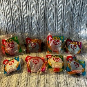 Ty - McDonald’s Baby Beanies 1996.  Missing #1 and #3